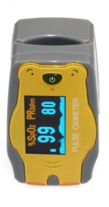 Kinder Fingerpulsoximeter OxyWatch MD300 C52 *Br* mit OLED-Anzeige und Zubehr