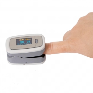 Fingerpulsoximeter Oxigeno D2 mit Zubehr + Batterien