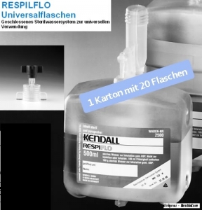 Sterilwasser RESPIFLO 325 ml mit Adapter 1 Karton  20 Stck