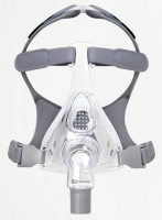 Mund-Nasen-Maske F&P Simplus FF M/L Doppelgröße Vollgesichtsmaske mit Kopfband und Ventil